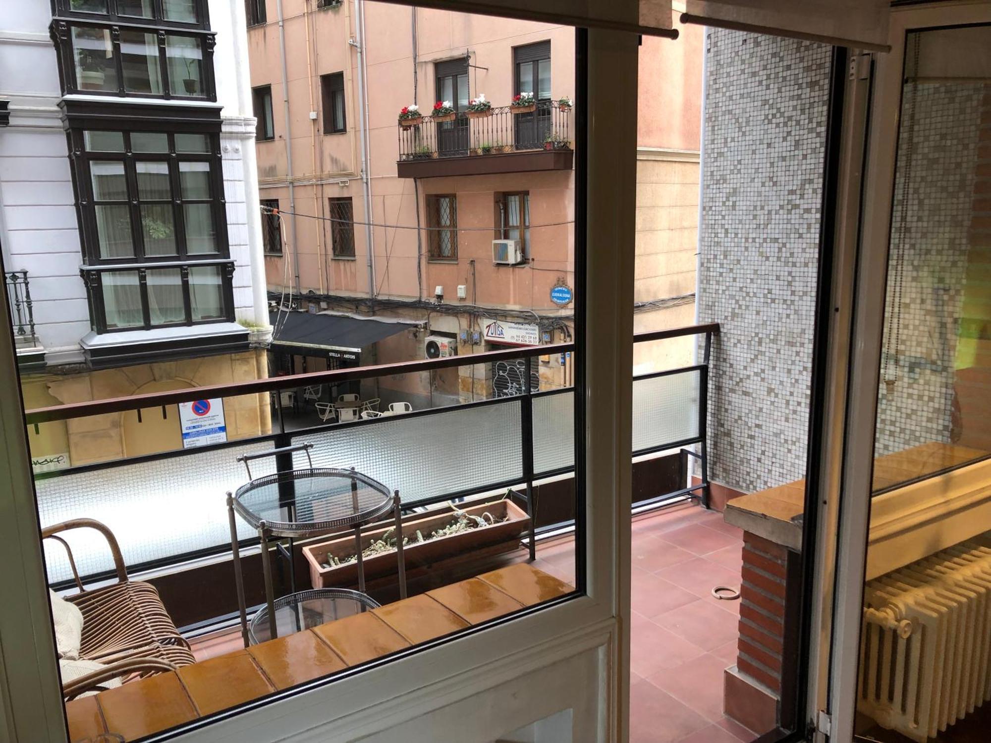 Suite En Apartamento Privado Terraza Centro Bilbao Eksteriør bilde
